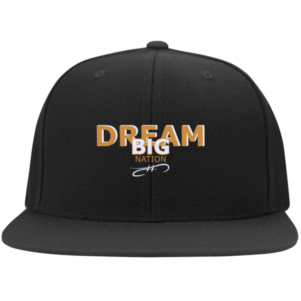 Flat Bill High-Profile Snapback Hat